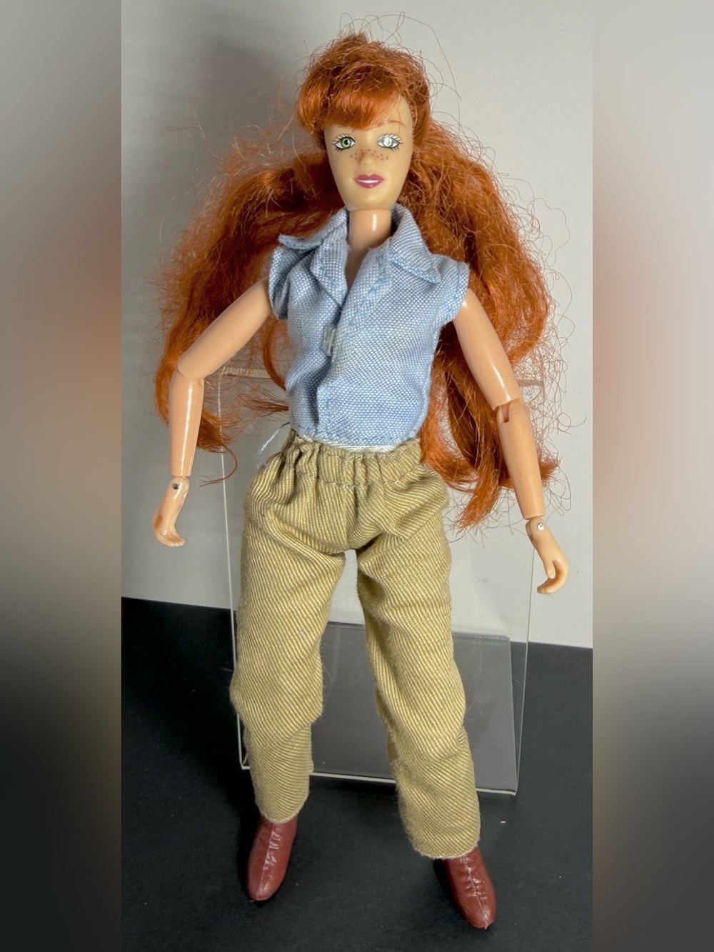 Vintage Breyer Traditional Action Rider Doll Taylor Red Hair Freckles 8"
